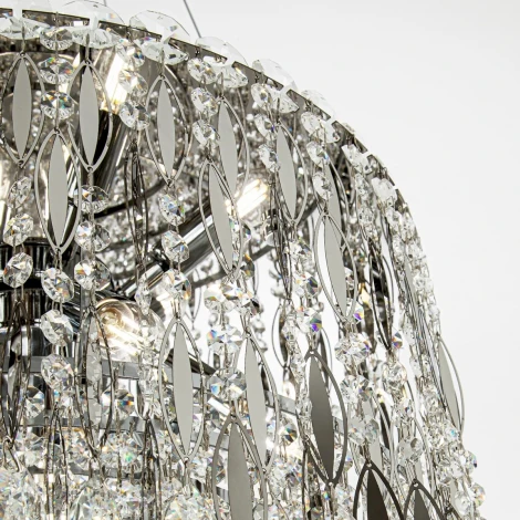 Подвесная люстра хрустальная Modelux MODELUX ML.315.9 CR