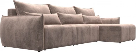 Диван угловой Лига-051 НПБ Лонг угол универсальный Лига Диванов (Велюр) арт.128665