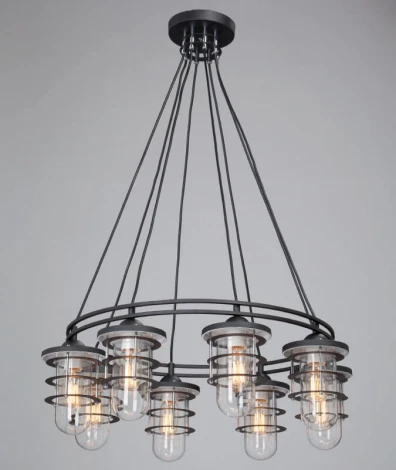 Подвесная люстра Vitaluce V5247/8 (220V, на проводе, круглые)