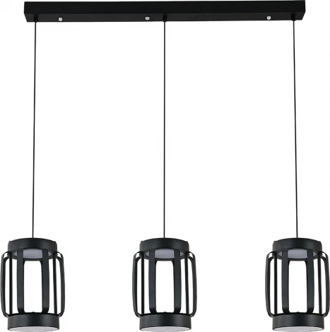 Подвесной светильник с таймером (14027/6P Black) Indigo Capsula V000157L (LED, 220V, пульт управления, на проводе)