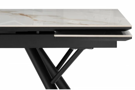 Кухонный стол Woodville Либерти (Металл,Керамика/Черный) арт.621190