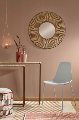 Обеденный стул La Forma (ex Julia Grup) Whatts (Белый/ Полипропилен,Металл,Пластик,Сталь)