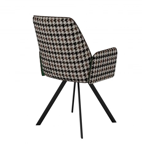 Стул DikLine 293 поворотный SB1/A2 зеленый, ножки черные арт.00-00076729