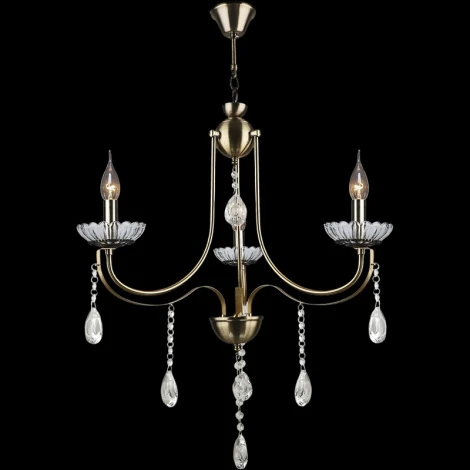 Подвесная люстра Reluce 04749-0.4-03 (220V, подвески, на цепи, подсвечник, свеча)