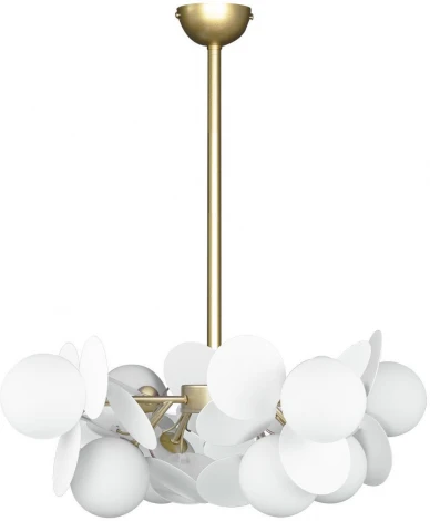 Потолочная люстра на штанге Loft IT Matisse 10008/8 white (220V, шарики)