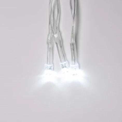 Занавес светодиодный, 1,5х1,5м. 100 светодиодов, белый свет Uniel ULD-C1515-100/DTA WHITE IP20