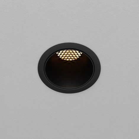 Встраиваемый светильник Maytoni Dip DL116-10W-2.7K-B (LED, 220V, круглые)