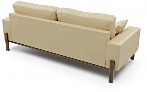 Диван Arsko прямой Хангель экокожа молочная