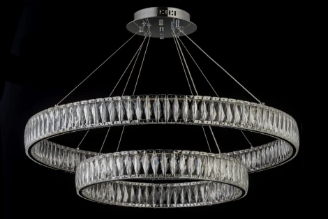 Подвесной светильник хрустальный Dio D'Arte Caneva Caneva L 1.5.80+50.100 N