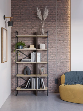 Стеллаж прямой LEVE DETROIT BOOKCASE LEV01131