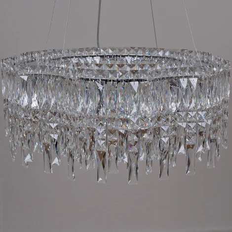Подвесная люстра хрустальная ILLUMICO IL5088-620PZF-25 CH ELITE