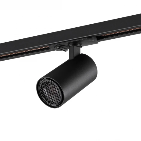 Трековый светильник однофазный светодиодный Novotech Selene 359907 черный трехжильный LED 10W 220V 4000К