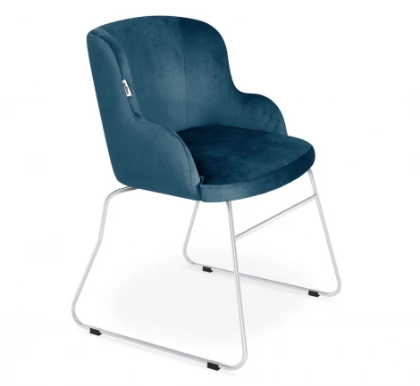 Стул Sheffilton SHT-ST39/S167 тихий океан/хром лак 1330041301