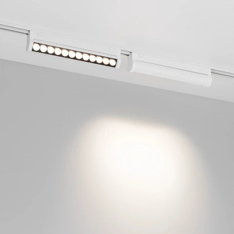 Трековый светильник магнитный Downlight MAG-VIBE-LASER-TURN-L209-12W Day4000 (WH, 24 deg, 48V) (Arlight, IP20 Металл) 044429 (LED)