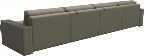 Диван П-образный с декором Лига-049 НПБ Лонг Лига Диванов (Экокожа) арт.128568