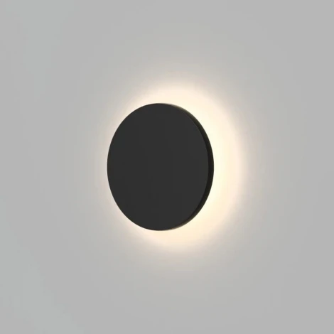 Настенный уличный светильник Denkirs Alta DK9780-BK (LED, 220V, круглые, IP65)