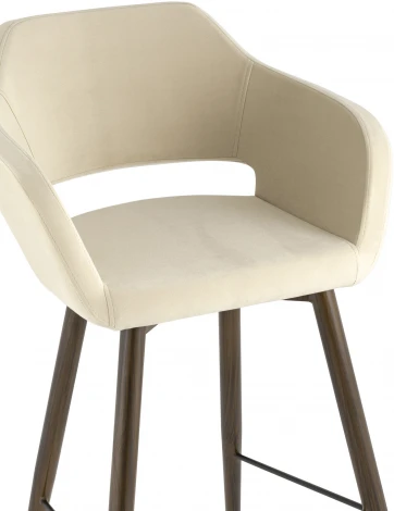 Стул барный Stool Group Саймон велюр бежевый УТ000025191