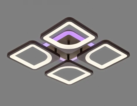 Потолочная люстра Ambrella Acrylica Original FA442 (регулировка яркости, LED, 220V, пульт управления, управление смартфоном, умный дом - PC.Lamper)