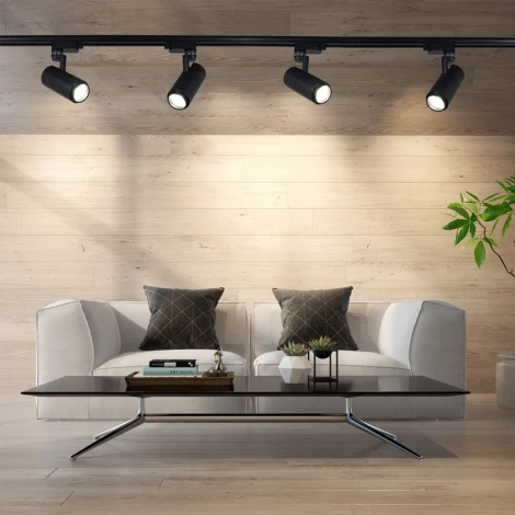 Трековый светильник светодиодный Reluce 06712-9.3-001QY LED12W BK (220V)