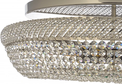 Потолочная люстра буше Dio D'Arte Bari E 1.4.60.100 N (220V, хрусталь, кольцо)