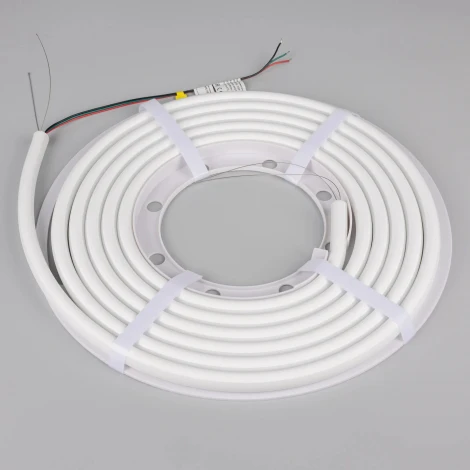 Светодиодная лента герметичная SPI-WAVE-TOP-G200-18x15mm 12V RGB PX2 (26 W/m, IP54, 5m, wire x1) (Arlight, Вывод прямой) 052418