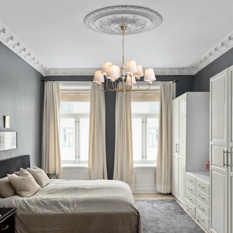 Подвесная люстра Freya Evelyn FR2038PL-06BS (220V, на цепи)