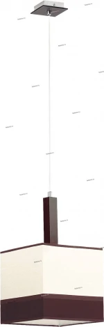 Подвесной светильник Alfa Paja 12031 (220V, венге, на проводе, куб)