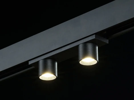 Трековый светильник светодиодный, магнитный, черный, 6Вт, 48V IP20, 3000К Lumker SY-LINK SY-LINK-CE-BL-6-WW