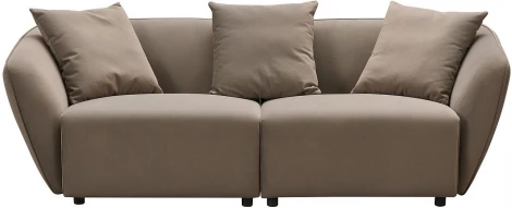 Диван ESF ROCKS SF024 (3-х местный) бежевый 5100-5/Ткань