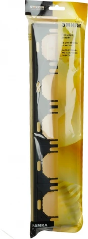 Рамка на 5 постов (черный) Stekker Эмили 49862