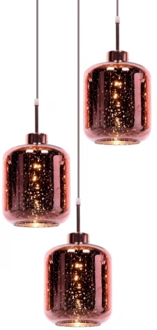 Подвесной светильник Lumina Deco LDP 6811-3 RD R.GD