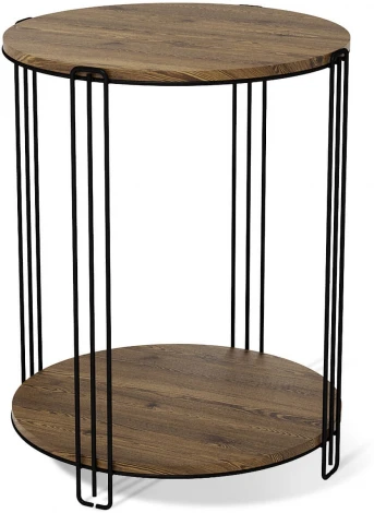 Столик кофейный Sheffilton SHT-CT33 черный муар/светлый орех от фабрики Sheffilton