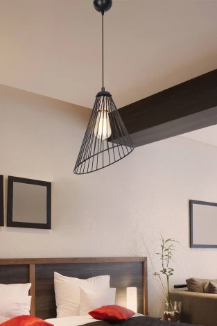 Подвесной светильник TopLight Jeannine TL1608H-01BK (220V, на проводе)