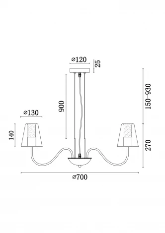 Подвесная люстра Freya Ursula FR5017PL-07CH