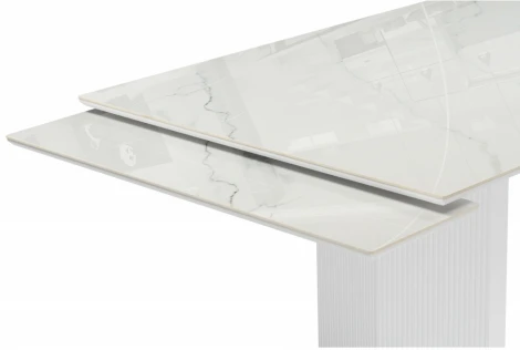 Кухонный стол Woodville Монерон (МДФ,Керамика/Белый) арт.619248