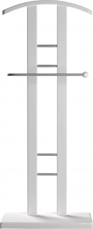 Вешалка костюмная ГАЛАНТ 321 металлик/белый Mebelik арт.008996