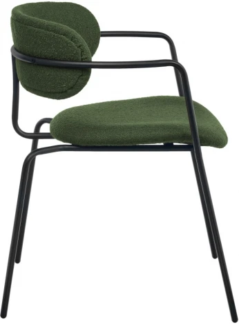 Стул Bradexhome Ant букле зелёный