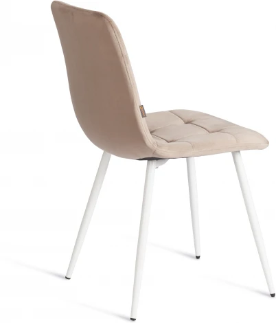 Стул CHILLY (mod. JSC-220) / 2 шт. в упаковке Tetchair (Велюр,Металл /Бежевый) арт.24565