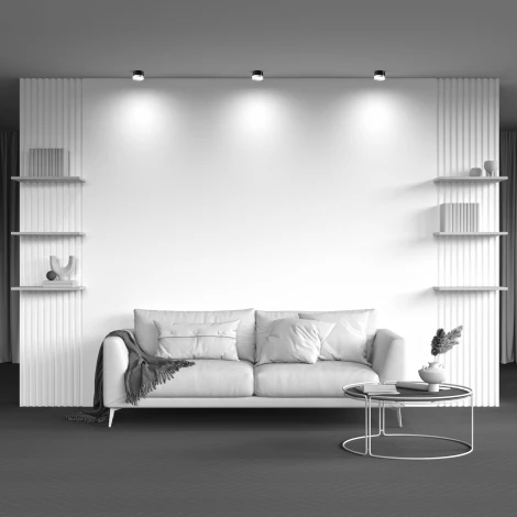 Накладной потолочный светильник Hoop GX53 1x15Вт Maytoni Technical C086CL-GX53-SRD-BG (220V, круглые)