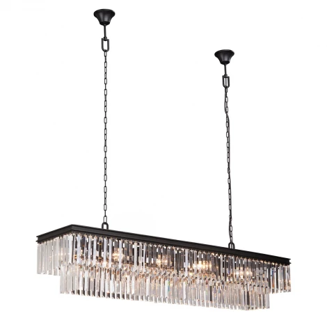 Подвесной светильник Vitaluce V5146-1/15 (220V, хрусталь, на цепи)