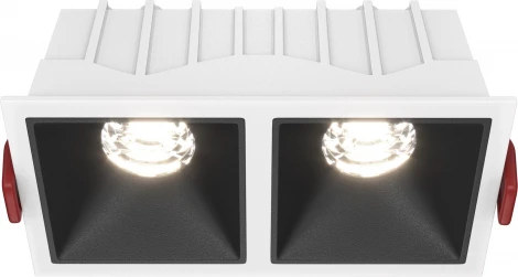 Встраиваемый светильник Alfa LED 4000K 2x10Вт 36° Maytoni Technical DL043-02-10W4K-SQ-WB (220V)
