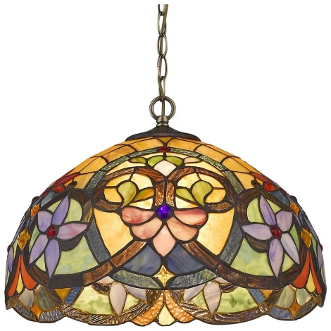 Подвесной светильник Velante 818-806-02 (220V, на цепи, цветы)