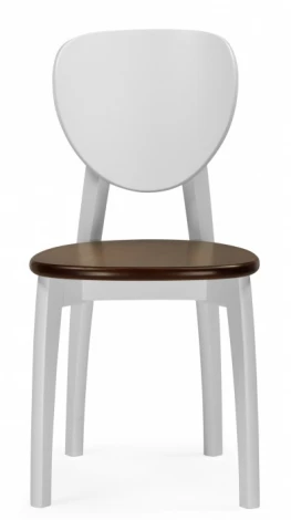 Обеденный стул Woodville Окава (Массив дерева/Белый) арт.619690