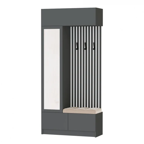 Мини-Прихожая ТЭКС Руэлла, Графит серый