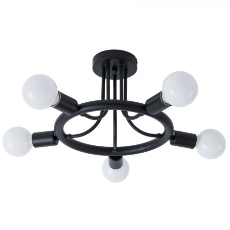 Потолочная люстра Arte Lamp Highgarden A6063PL-5BK