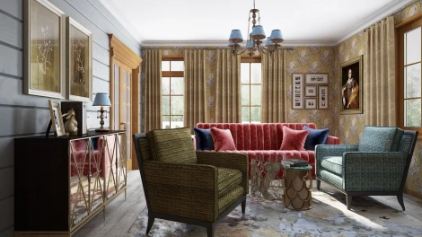 Интерьерная настольная лампа Maytoni Vals RC098-TL-01-R