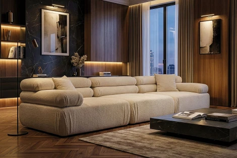 Диван Ленс (Lens) (трехмодульный) 308*106*68см Garda Decor 58DB-24000