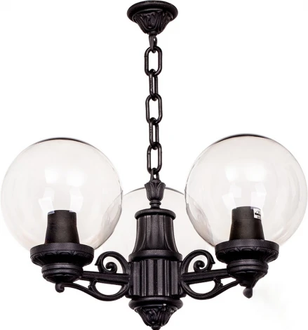 Уличный светильник подвесной Fumagalli GLOBE 250 G25.120.S30.AXF1R (220V, на цепи, шар, IP55)