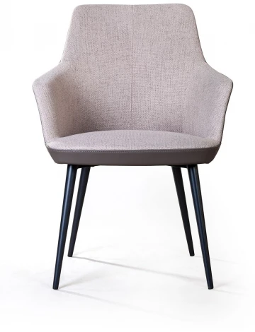 Стул с подлокотниками Top Concept Frank, рогожка комби бежевый