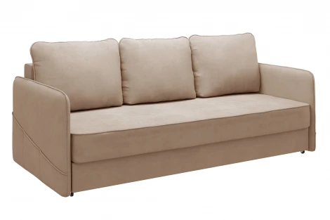 Диван тканевый прямой бежевый D1 Слим AAA4008021 Velutto 18